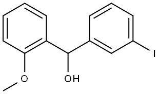 (3-iodophenyl)(2-methoxyphenyl)methanol Structure