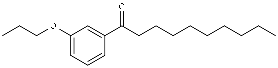 1-(3-Propoxyphenyl)-1-decanone Structure