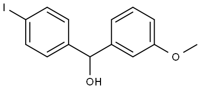 (4-iodophenyl)(3-methoxyphenyl)methanol Structure