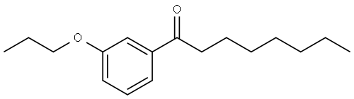 1-(3-Propoxyphenyl)-1-octanone Structure