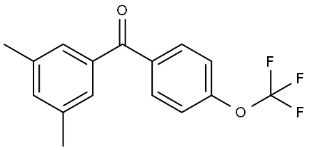 Methanone, (3,5-dimethylphenyl)[4-(trifluoromethoxy)phenyl]- Structure