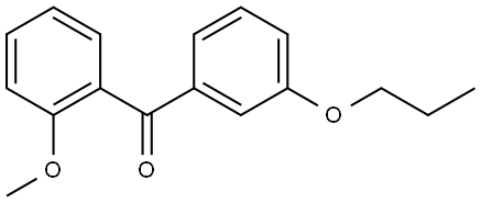 Methanone, (2-methoxyphenyl)(3-propoxyphenyl)- Structure