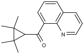 8-Quinolinyl(2,2,3,3-tetramethylcyclopropyl)methanone Structure