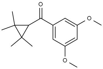 (3,5-Dimethoxyphenyl)(2,2,3,3-tetramethylcyclopropyl)methanone Structure