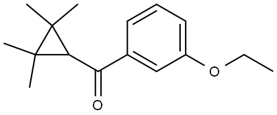 (3-Ethoxyphenyl)(2,2,3,3-tetramethylcyclopropyl)methanone Structure