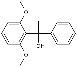 2,6-Dimethoxy-α-methyl-α-phenylbenzenemethanol Structure