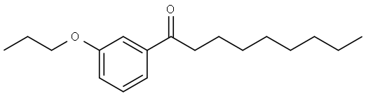 1-(3-Propoxyphenyl)-1-nonanone Structure