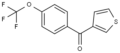 3-Thienyl[4-(trifluoromethoxy)phenyl]methanone Structure