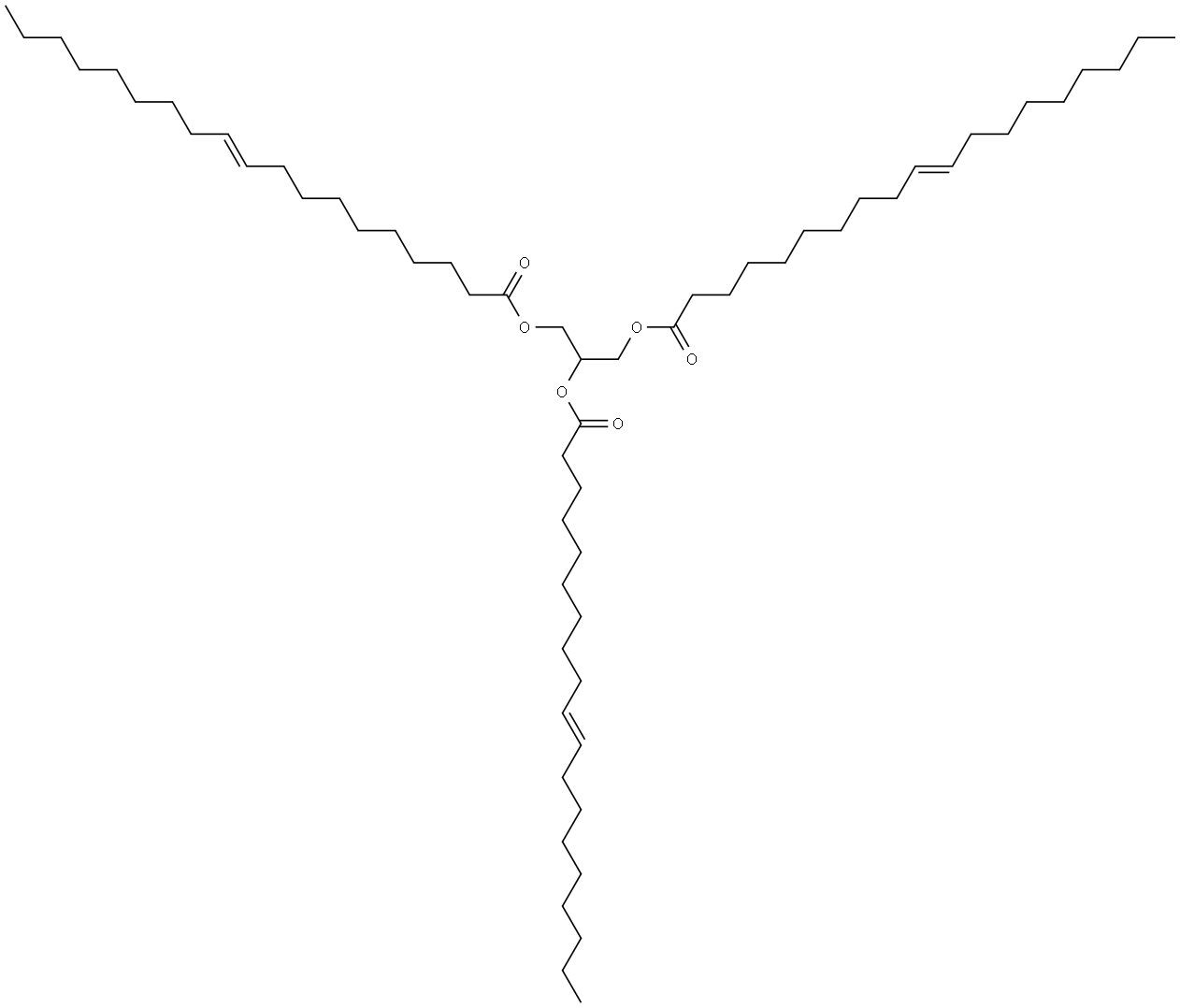 Tri-10(E)-Nonadecenoin Structure