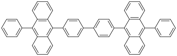 4,4'-Bis(10-phenylanthracen-9-yl)-1,1'-biphenyl Structure