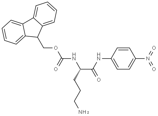 FMoc-Orn-pNA.HCl Structure