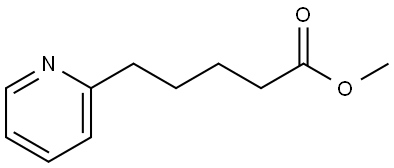 Methyl 2-pyridinepentanoate Structure