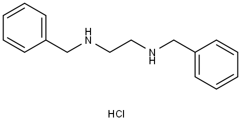 N1,N2-dibenzylethane-diaMine-dihydrochloride Structure