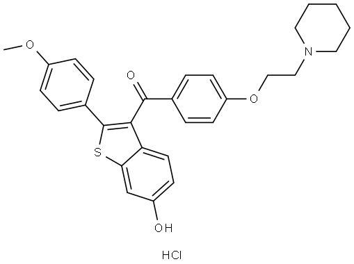 Raloxifene impurity 2 Structure