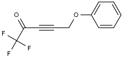 1,1,1-Trifluoro-5-phenoxy-3-pentyn-2-one Structure