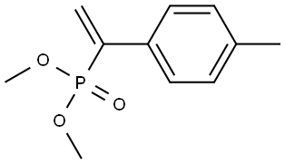 Phosphonic acid, [1-(4-methylphenyl)ethenyl]-, dimethyl ester Structure