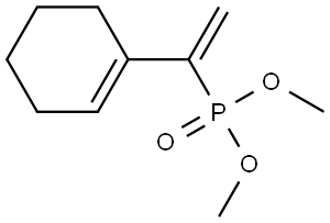 Phosphonic acid, [1-(1-cyclohexen-1-yl)ethenyl]-, dimethyl ester Structure