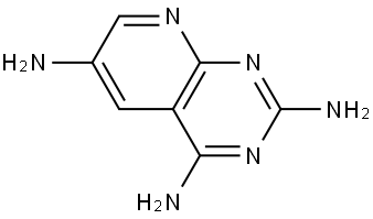 pyrido[2,3-d]pyrimidine-2,4,6-triamine Structure