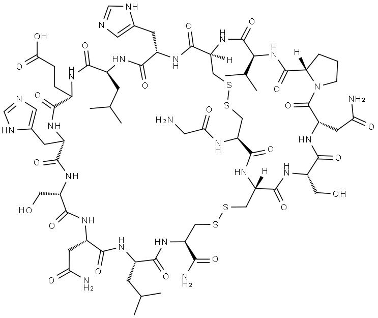 α-Conotoxin MII Structure