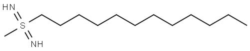 Dodecane, 1-(S-methylsulfonodiimidoyl)- Structure