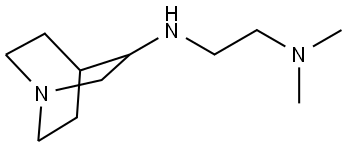 N1,N1-dimethyl-N2-(quinuclidin-3-yl)ethane-1,2-diamine Structure