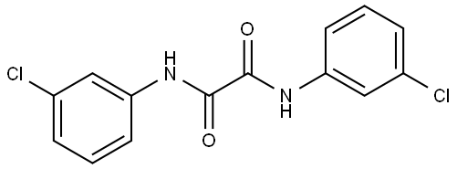 N1,N2-Bis(3-chlorophenyl)ethanediamide Structure