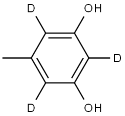 5-methylbenzene-2,4,6-d3-1,3-diol Structure