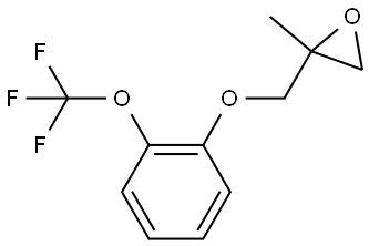 2-Methyl-2-[[2-(trifluoromethoxy)phenoxy]methyl]oxirane Structure