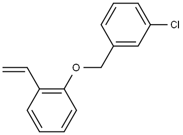 1-[(3-Chlorophenyl)methoxy]-2-ethenylbenzene Structure