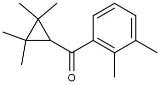 (2,3-Dimethylphenyl)(2,2,3,3-tetramethylcyclopropyl)methanone Structure