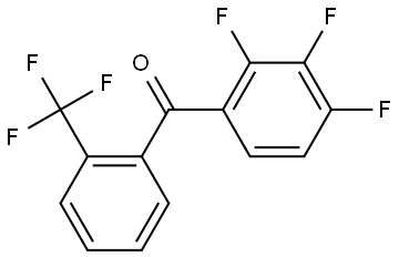 Methanone, [2-(trifluoromethyl)phenyl](2,3,4-trifluorophenyl)- Structure