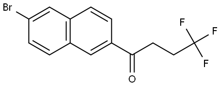 1-(6-Bromo-2-naphthalenyl)-4,4,4-trifluoro-1-butanone Structure