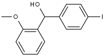 (4-iodophenyl)(2-methoxyphenyl)methanol Structure