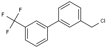 3-(Chloromethyl)-3'-(trifluoromethyl)-1,1'-biphenyl Structure