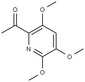 1-(3,5,6-Trimethoxy-2-pyridinyl)ethanone Structure