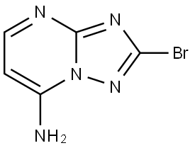2-bromo-[1,2,4]triazolo[1,5-a]pyrimidin-7-amine Structure