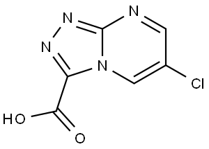 6-chloro-[1,2,4]triazolo[4,3-a]pyrimidine-3-carboxylic acid Structure