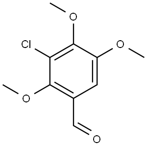 3-Chloro-2,4,5-trimethoxybenzaldehyde Structure