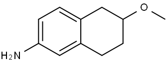 2-Naphthalenamine, 5,6,7,8-tetrahydro-6-methoxy- Structure