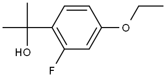 2-(4-ethoxy-2-fluorophenyl)propan-2-ol Structure