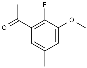 1-(2-fluoro-3-methoxy-5-methylphenyl)ethanone Structure