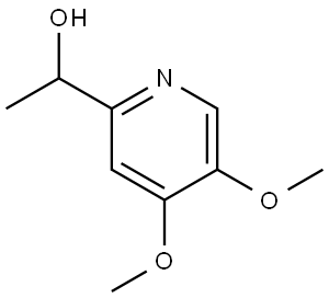 4,5-Dimethoxy-α-methyl-2-pyridinemethanol Structure