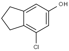 7-chloro-2,3-dihydro-1H-inden-5-ol Structure