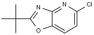 2-(tert-butyl)-5-
chlorooxazolo[4,5-
b]pyridine Structure