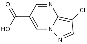 3-chloropyrazolo[1,5-a]pyrimidine-6-carboxylic acid Structure