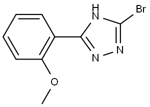 3-bromo-5-(2-methoxyphenyl)-4H-1,2,4-triazole Structure