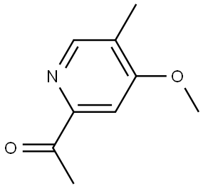 1-(4-Methoxy-5-methyl-2-pyridinyl)ethanone Structure