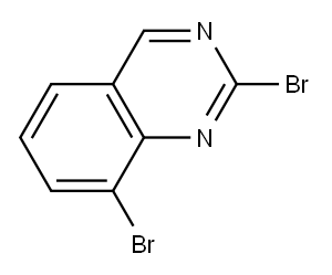 2,8-dibromoquinazoline Structure
