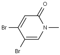 4,5-dibromo-1-methylpyridin-2(1H)-one Structure