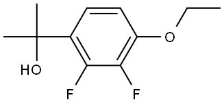 2-(4-ethoxy-2,3-difluorophenyl)propan-2-ol Structure